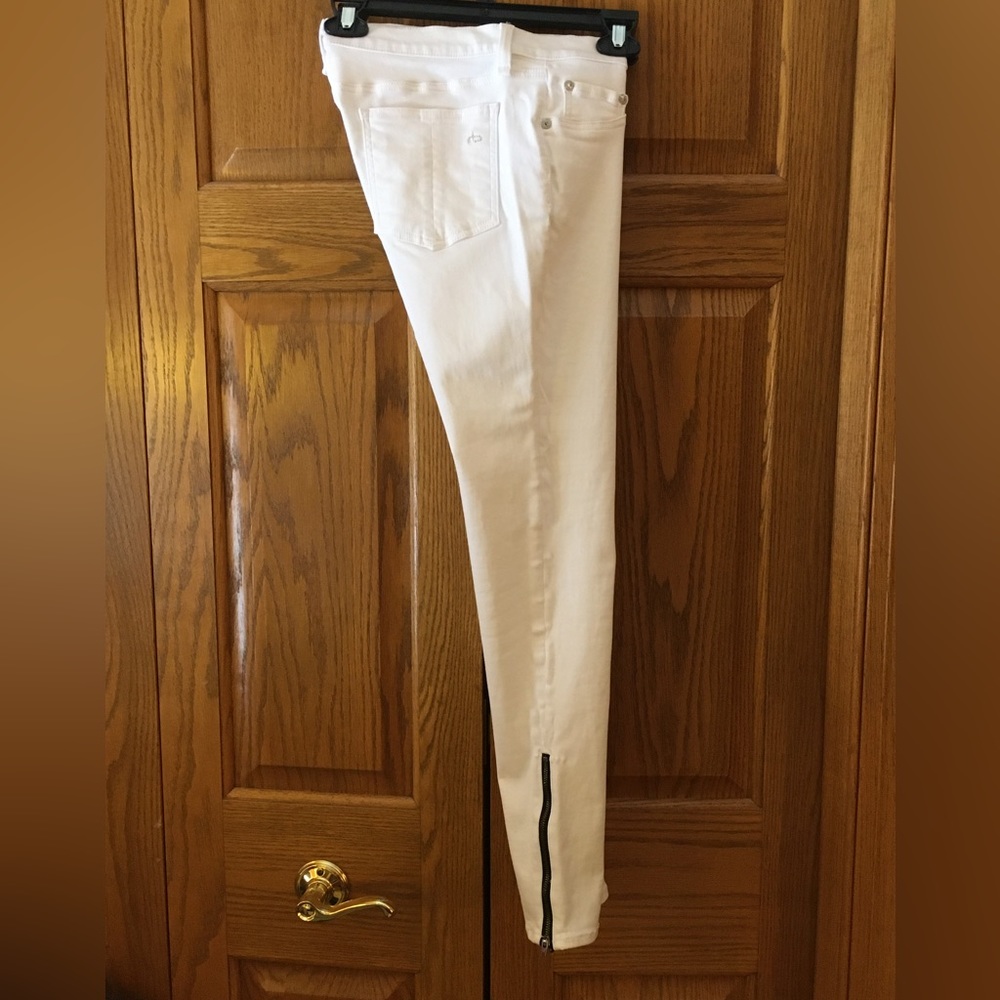 Rag & Bone Capri White Cotton Pant